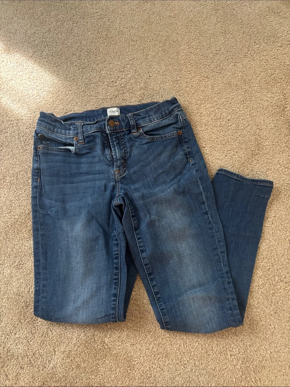 J. Crew Women's Blue Skinny Jeans